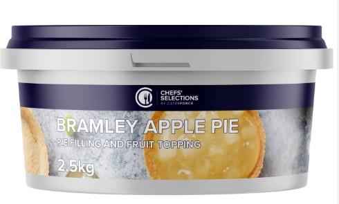 Chefs Selections Bramley Apple Pie Filling 2.5kg White Tub