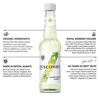 Luscombe Elderflower Bubbly 12 x 270ml