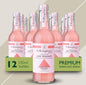 Folkington's Sparkling Pink Lemonade Glass 12 x 330ml Bottles