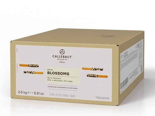 Callebaut White Chocolate Blossoms 2.5kg