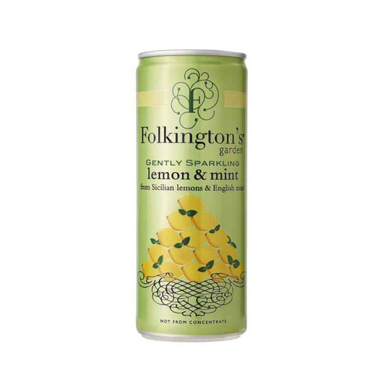 Folkingtons Lemon & Mint Cans 12 x 250ml