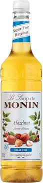 Monin Sugar Free Hazelnut Syrup Plastic 1ltr