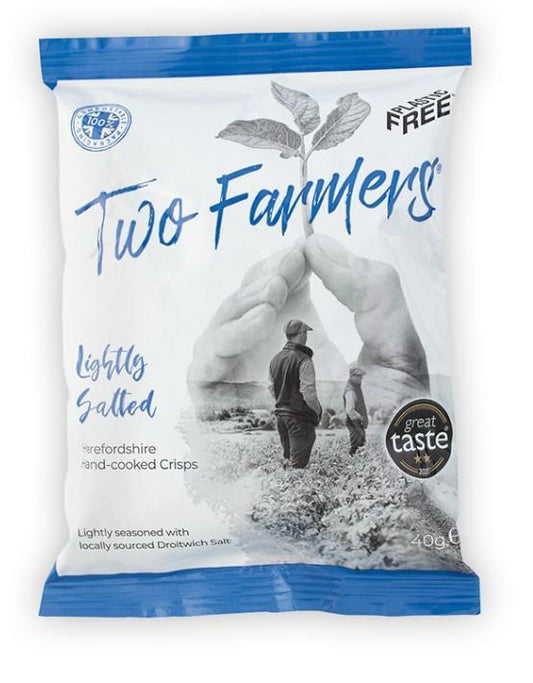 Two Farmers Crisps Lightly Salted 24 x 40g - The Chef Store UK