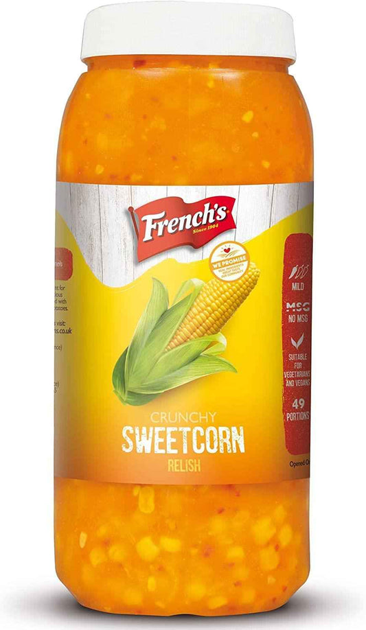 French's Crunchy Sweetcorn Relish 2.45kg Jar