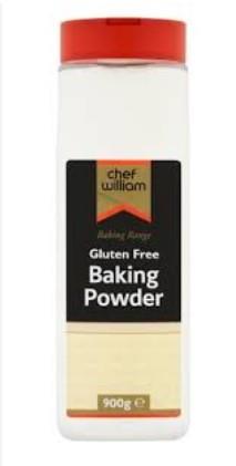 Chef William Gluten Free Baking Powder 900g - The Chef Store UK