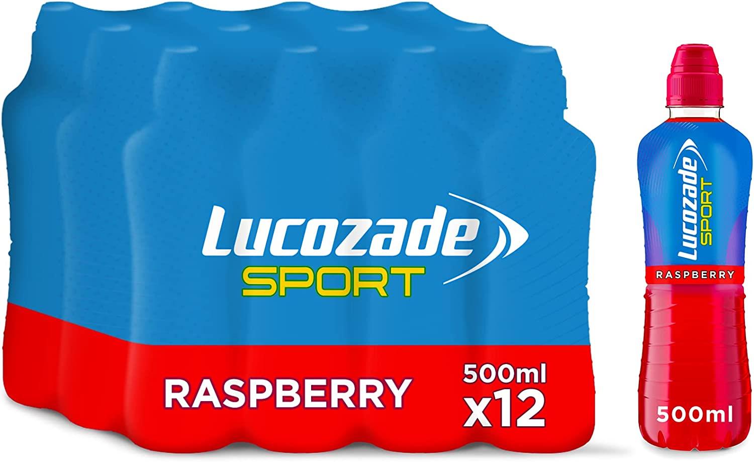 Sport Raspberry Lucozade Sport Raspberry 12 x 500ml - The Chef Store UK