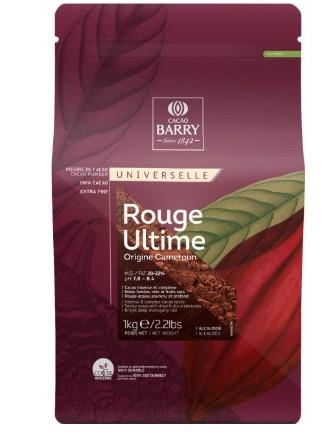 Cacao Barry Rouge Ultime Cocoa Powder 1kg - The Chef Store UK