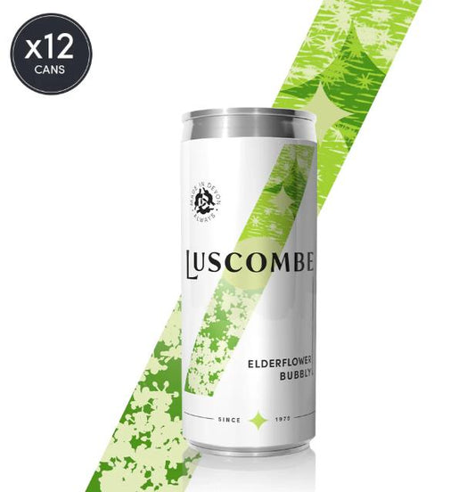 Luscombe Elderflower Bubbly Cans 12 x 320ml