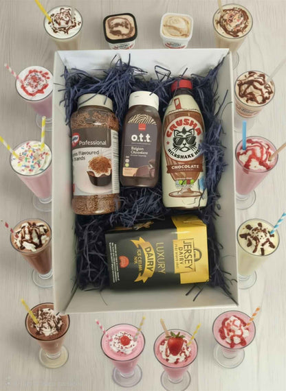 Milkshake Kit Gift Box Chocolate Dessert Set Ice Cream Mix