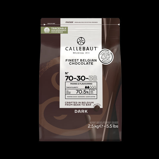 Callebaut 70% Extra Bitter Callets 2.5kg