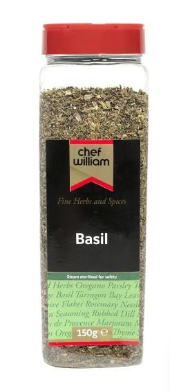 Chef William Dried Basil 150g - The Chef Store UK