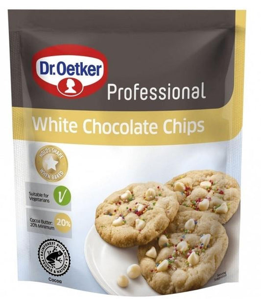 Dr Oetker Real White chocolate chips 750g - The Chef Store UK