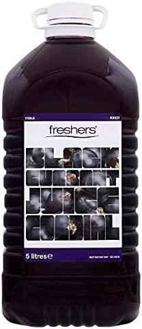 Fresher's No Added Sugar Blackcurrant Cordial 5ltr Bottle