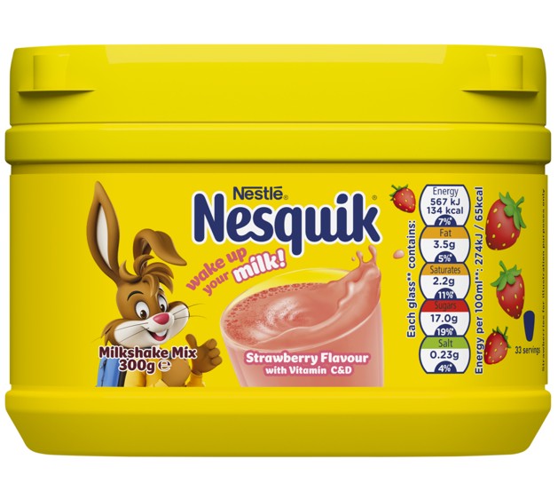 Nesquik Strawberry Milkshake Powder 300g