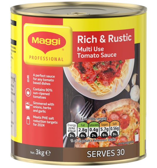 Maggi Rich & Rustic Tomato Sauce 3kg