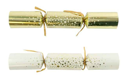Cream & Gold Starburst Crackers 50 x 11inch - XTOMCCC5A005