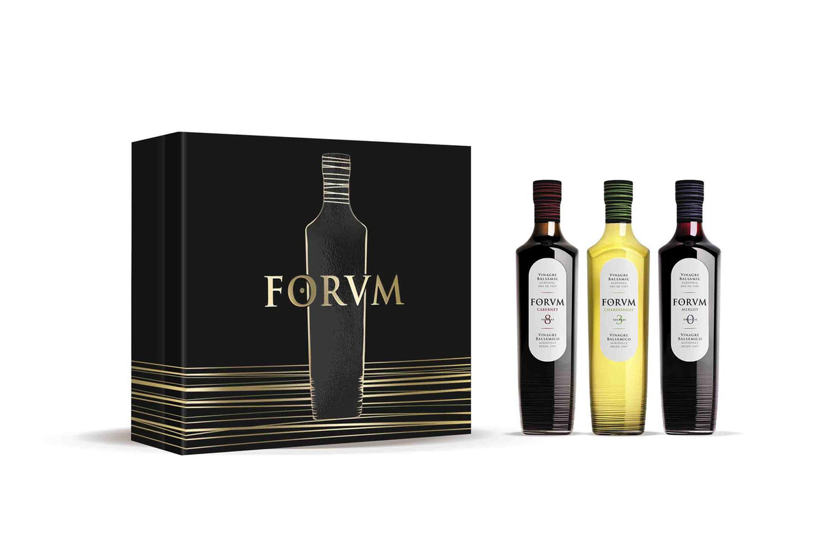 Forvm Vinegar Gift Set 3 x 250ml (Cabernet Sauvignon Vinegar, Chardonnay Vinegar, Merlot Vinegar)