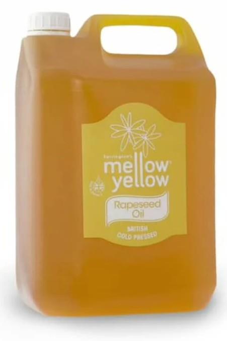 Mellow Yellow Cold Pressed Rapeseed Oil 5ltr - The Chef Store UK