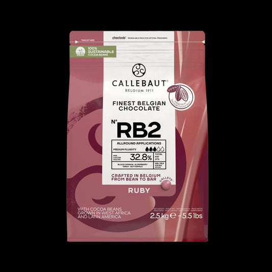 Callebaut Ruby Callets 2.5kg (RB2)