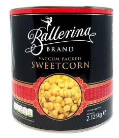 Ballerina Tinned Sweetcorn 2.125kg  Pack of 1, 2 or 6 Tins