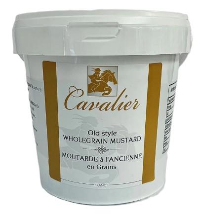 Cavalier Old Style Wholegrain Mustard 1kg White Tub