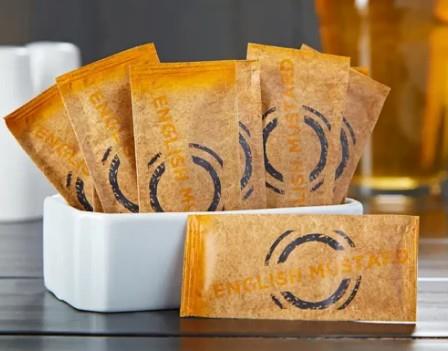 Chef Approved English Mustard Sachets 1 x 300 - The Chef Store UK