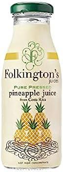 Folkington's Pineapple Juice 12 x 250ml Glass Bottles - The Chef Store UK