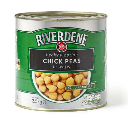 Riverdene Tinned Chick Peas In Water 2.5kg - The Chef Store UK