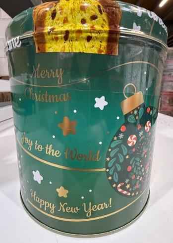 GranDuCale Panettone 1kg Tin Various Christmas Designs