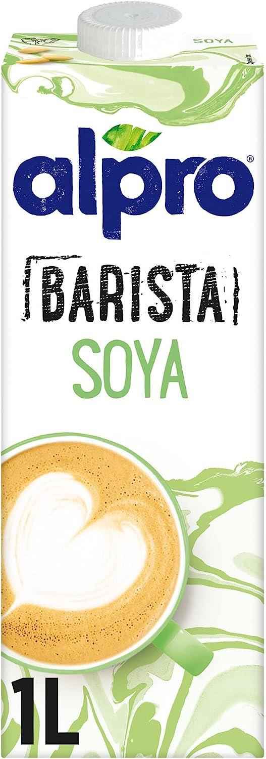Alpro Barista Soya Milk 1L. Pack of 1 or 12 Tetra