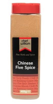 Chef William Chinese Five Spice 405g - The Chef Store UK