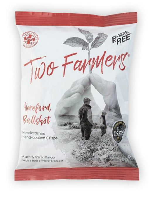Two Farmers Crisps Hereford Bullshot Beef 24 x 40g - The Chef Store UK