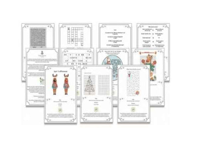 Silver & White Geo Crackers 50 x 11inch XTOMCCC5A021