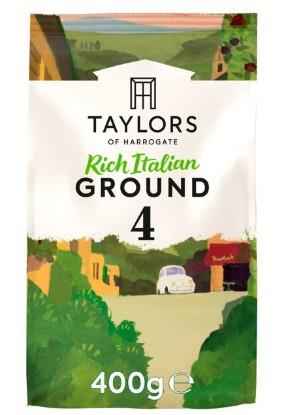 Taylors of Harrogate Rich Italian Ground Coffee 400g
