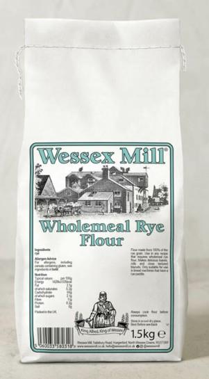 Wessex Mill Wholemeal Rye Flour 1.5kg