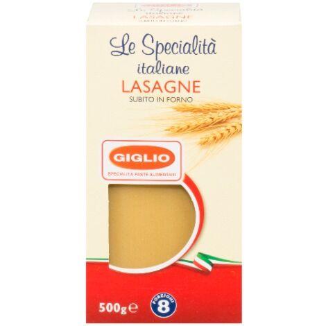 Giglio Plain Lasagne Sheets Case 12 x 500g Boxes - The Chef Store UK
