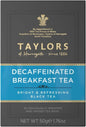 TAYLORS - Decaffeinated Breakfast Tea - 1 x 20 Bags