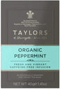 Taylors Organic Peppermint Tea 20 Bags - The Chef Store UK