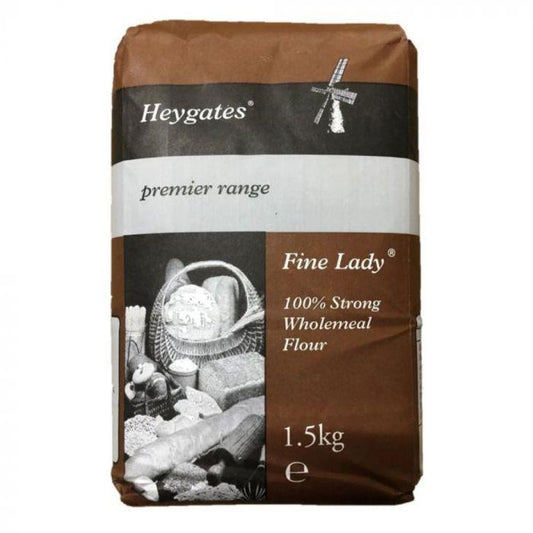 Fine Lady Wholemeal Flour 1.5kg  Pack of 1 or 6