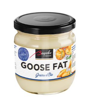 Bespoke Foods Pure Goose Fat 320g Pack of 1 or 6 Jars