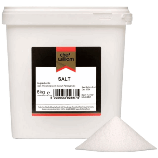 Chef William Table Salt 6kg