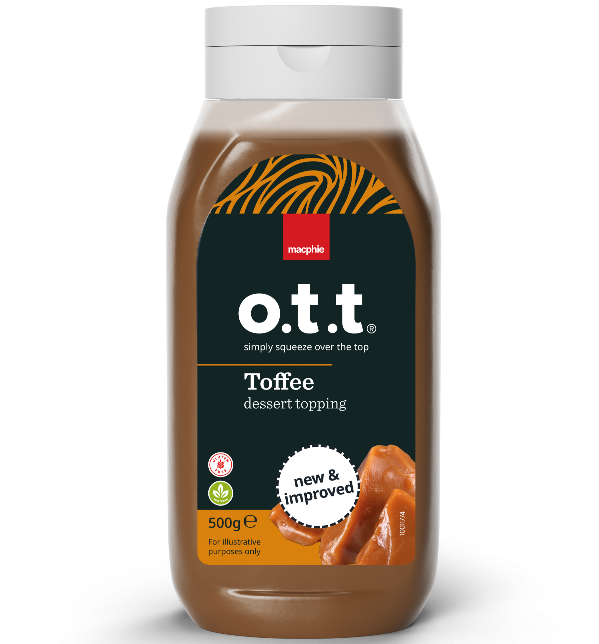 OTT Toffee Dessert Topping Sauce 500gm - The Chef Store UK