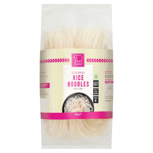 Thai Taste Folded Flat Rice Noodles 200gm