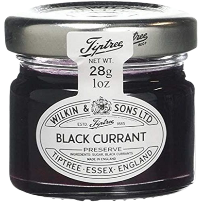 Tiptree Blackcurrant Preserve Glass Jars 72 x 28gm