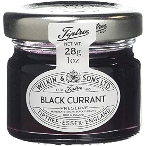 Tiptree Blackcurrant Preserve Glass Jars 72 x 28gm
