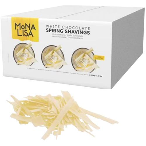 Mona Lisa White Chocolate Shavings 2.5kg
