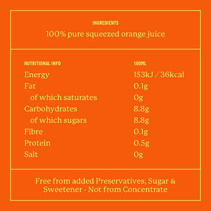 Eager Orange Juice 8 x 1ltr