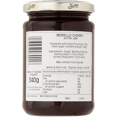 Tiptree Morello Cherry Conserve 340gm - The Chef Store UK