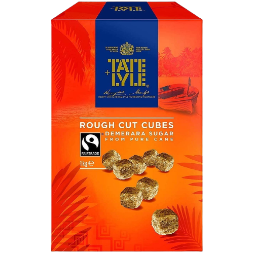 Tate & Lyle Demerara Rough Cut Sugar Cubes 1kg