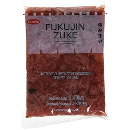 Yutaka Fukujinzuke Pickled Mixed Japanese Vegetables 1kg